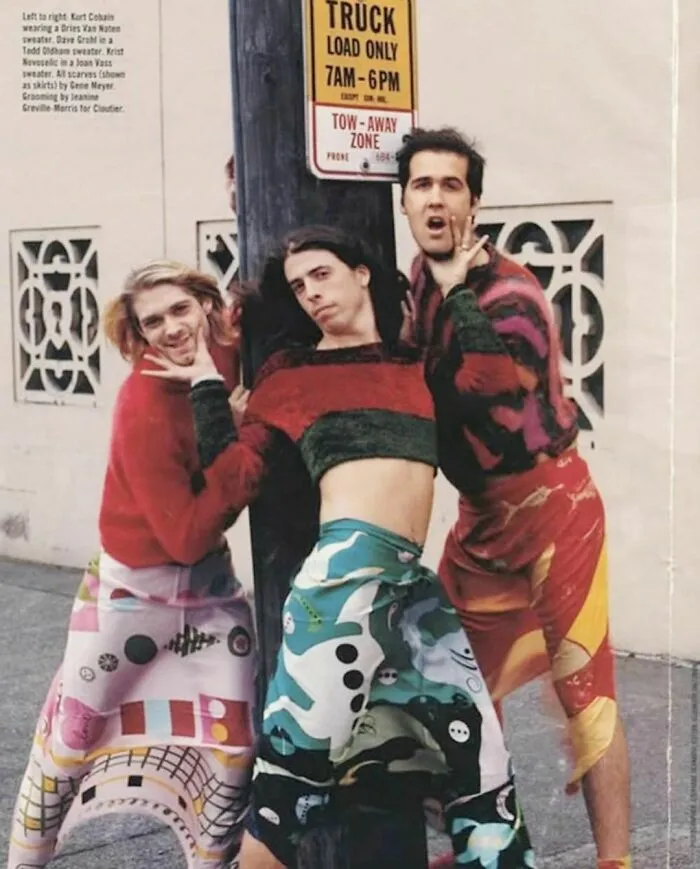 Nirvana Photographed By Stephane Sednaoui For Mademoiselle Magazine, August 1993