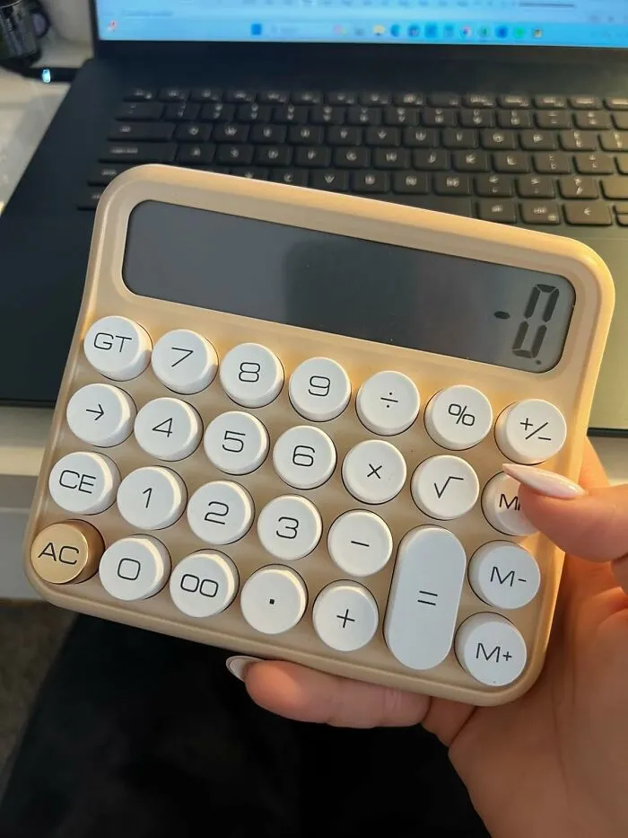 At Home, No One Will See That You Are Using Your <span Style="Font:inherit;color:#d74b1f;"> Desk Calculator </Span> To Do 3x2
