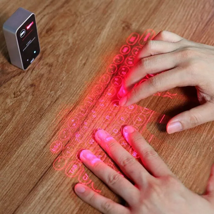 Transform Any Surface Into A Typing Space With <span Style="Font:inherit;color:#d74b1f;"> Portable Projection Keyboard</Span>