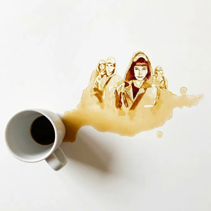 This Artist Creates Her Paintings Using Coffee, And Here Are Her 36 New Works