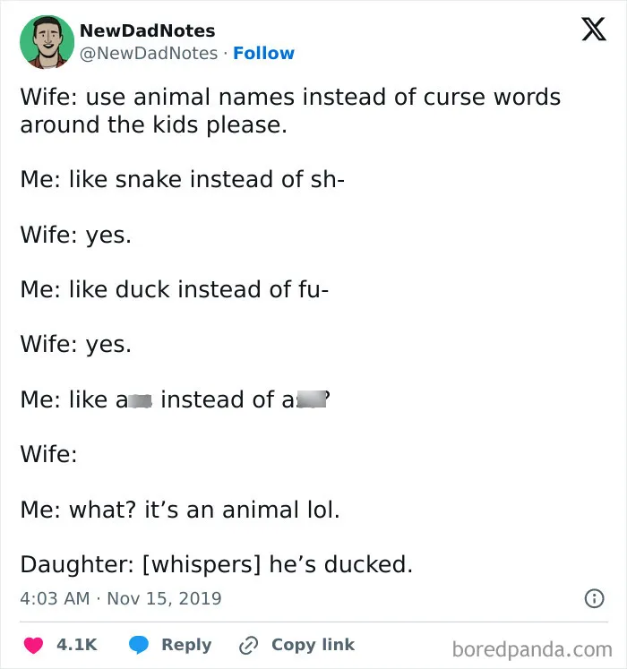 "$365 To The Swear Jar": 45 Funny Posts Parents Shared About Their Kids And Cursing