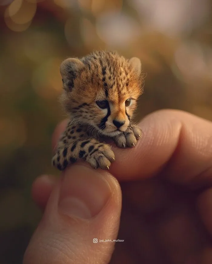 This Artist Creates Portraits Of Tiny Animals That Can Fit Into A Human's Palm (22 New Pics)