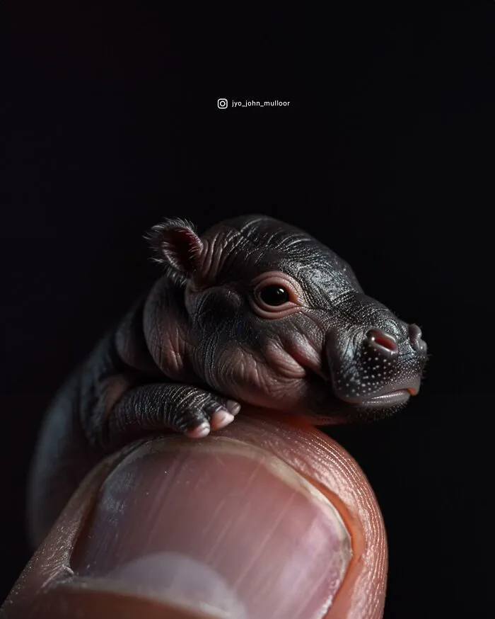 This Artist Creates Portraits Of Tiny Animals That Can Fit Into A Human's Palm (22 New Pics)