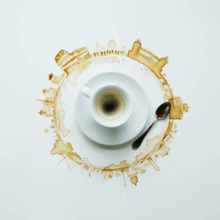 This Artist Creates Her Paintings Using Coffee, And Here Are Her 36 New Works