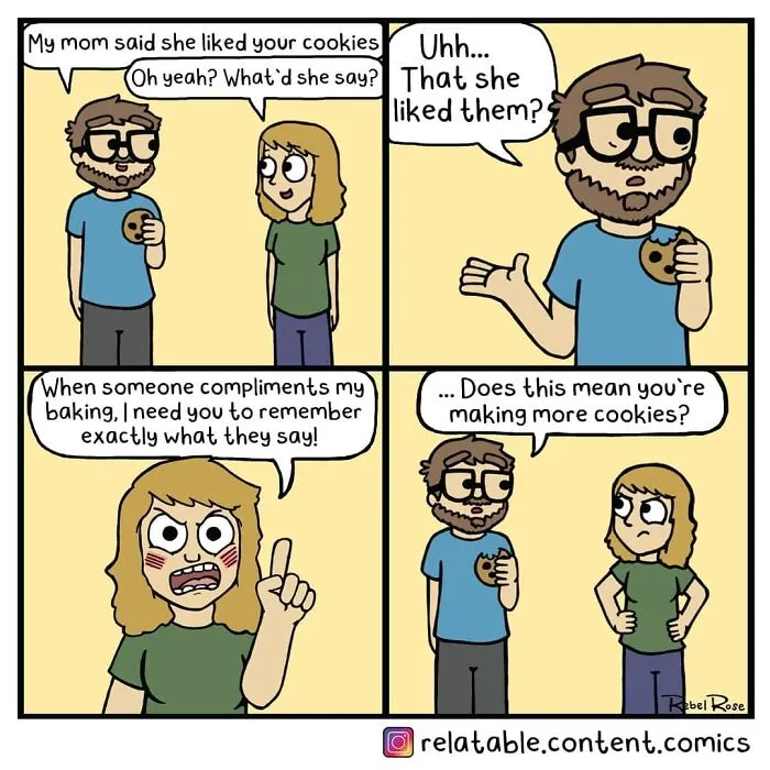 23 Funny And Relatable Comics About Relationships And Living With Cats, By This Artist (New Pics)