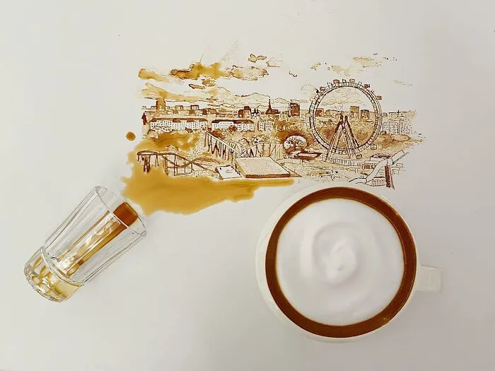 This Artist Creates Her Paintings Using Coffee, And Here Are Her 36 New Works