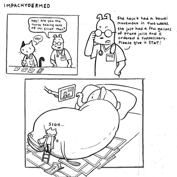 23 Relatable Comics Depicting The Daily Life Of An ICU Nurse By Kitty Moon