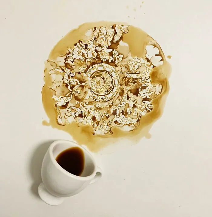This Artist Creates Her Paintings Using Coffee, And Here Are Her 36 New Works
