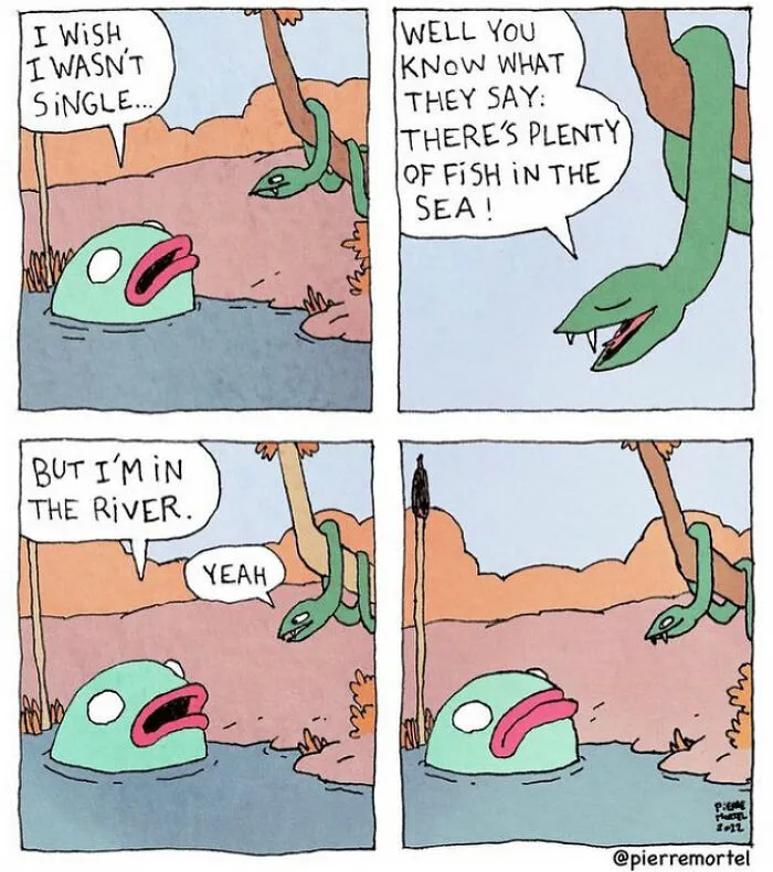 27 New Comics Based On "How Absurd And Short Life Is" By Pierre Mortel