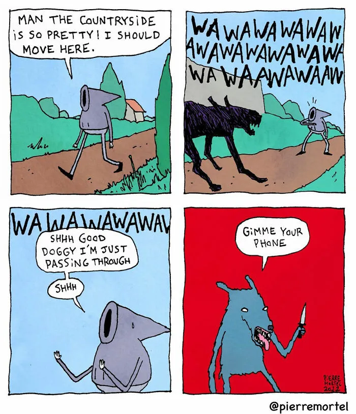 27 New Comics Based On "How Absurd And Short Life Is" By Pierre Mortel