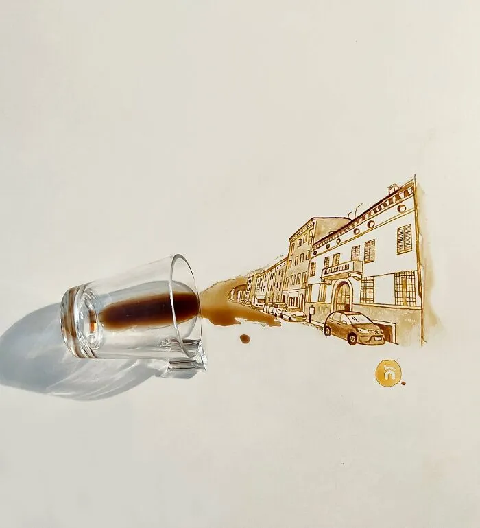 This Artist Creates Her Paintings Using Coffee, And Here Are Her 36 New Works