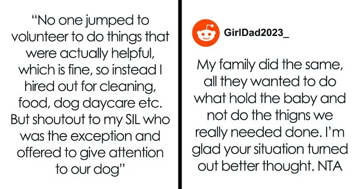 Mom Caves From Intrusive In-Laws Not Helping With Chores But Only Holding Baby, Is Called Out