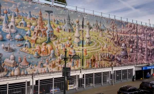 "Through The Eyes Of Hieronymus Bosch": Digital Art Collective Smack Creates 53 Meters-Wide Artwork