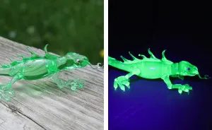 I Made This Uranium Glass Lizard
