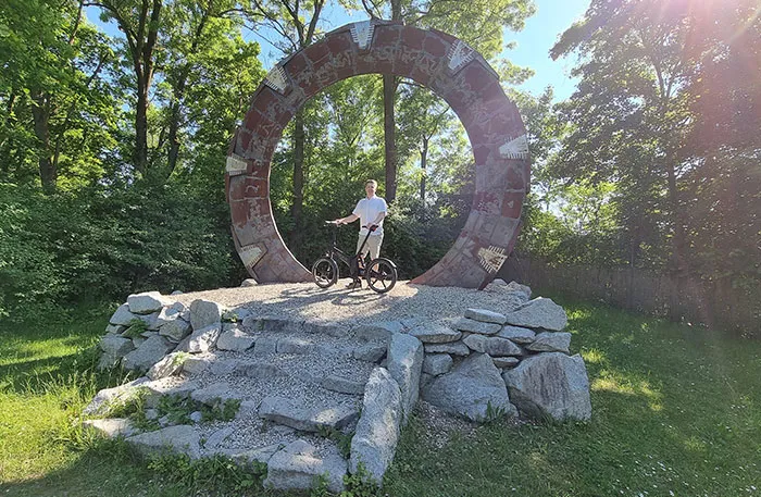 Stargate en medio de la nada, cerca de Linz, Austria