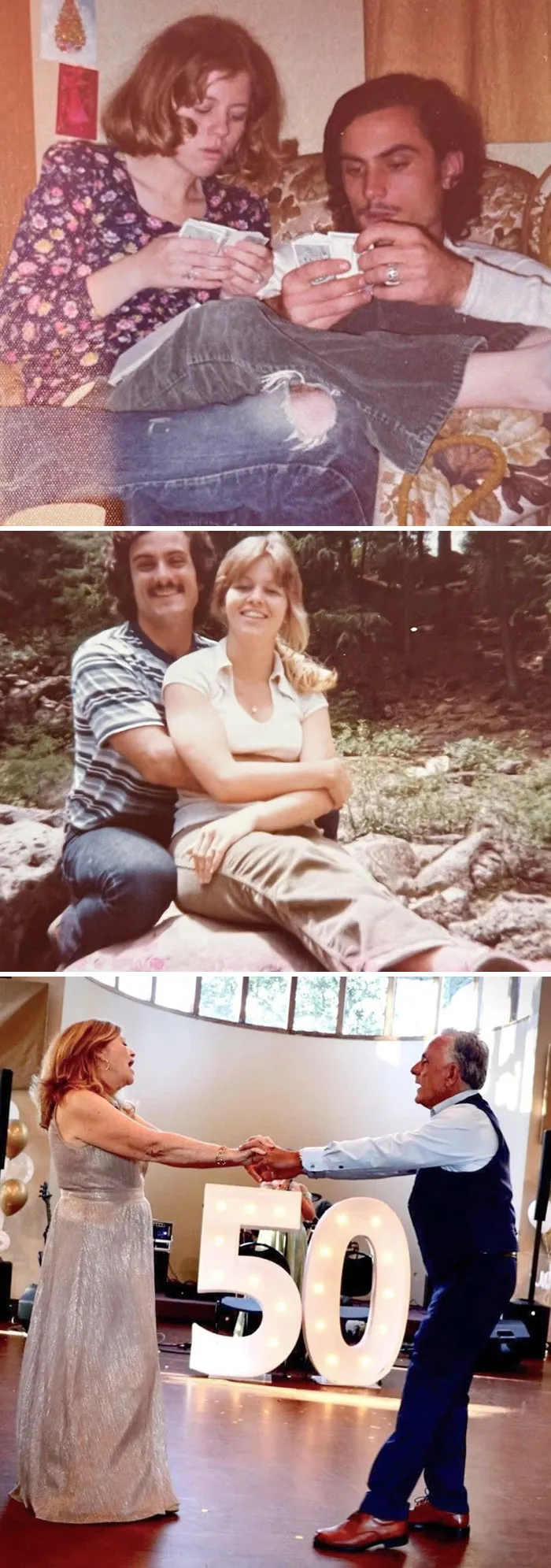 Mis abuelos acaban de celebrar su 50 aniversario de bodas