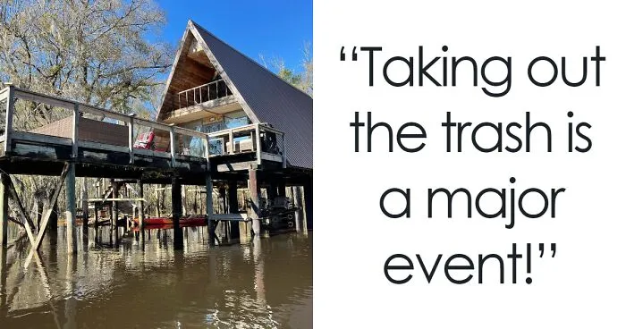 Woman Who Lives Surrounded By Alligator-Infested Waters Defends “Peaceful” Lifestyle