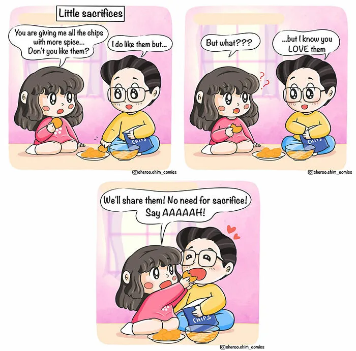 30 Comics About Relationships That Most Couples May Relate To By This Artist
