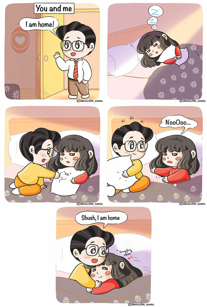 30 Comics About Relationships That Most Couples May Relate To By This Artist