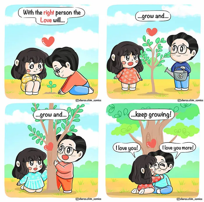 30 Comics About Relationships That Most Couples May Relate To By This Artist
