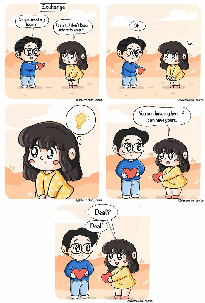 30 Comics About Relationships That Most Couples May Relate To By This Artist