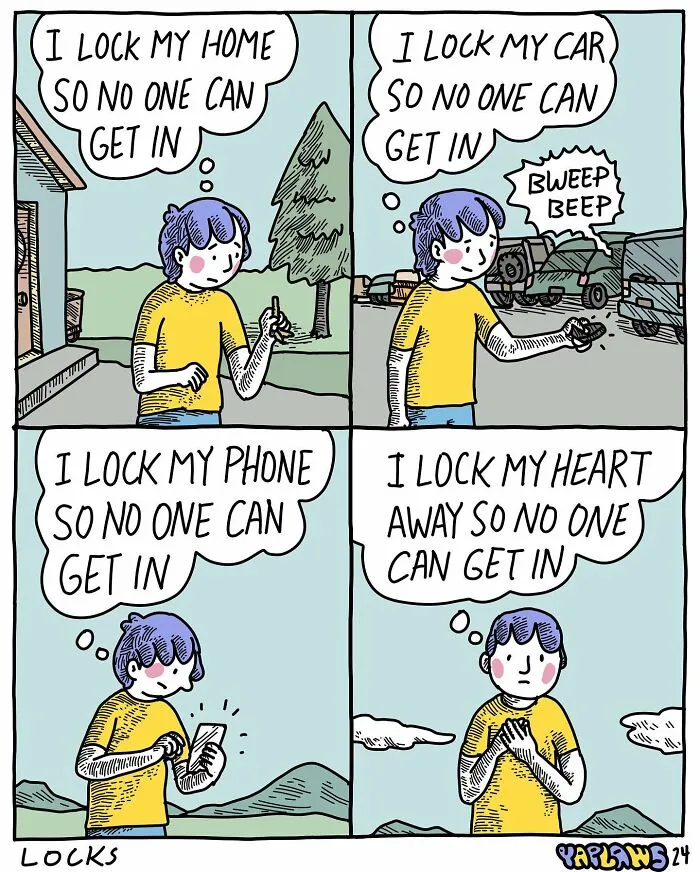Artist Illustrates Difficult Thoughts And Feelings, Here Are His Newest Comics (30 Pics)