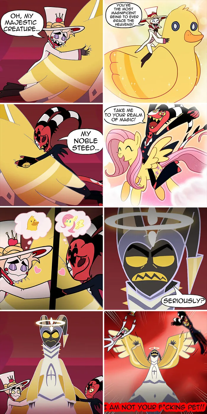 Hazbin Hotel X Helluva Boss: Ducks And Flying Horses