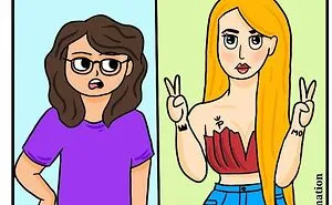 Artist Illustrates The Difficulties Girls Deal With In 50 Honest Comics