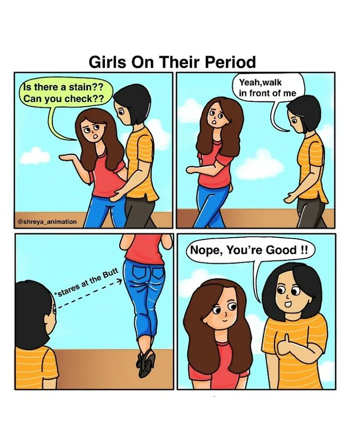 Artist Illustrates The Difficulties Girls Deal With In 50 Honest Comics