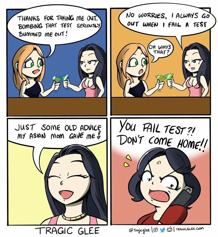 30 Tragic Situations Twisted Into Hilarious Comics By This Artist