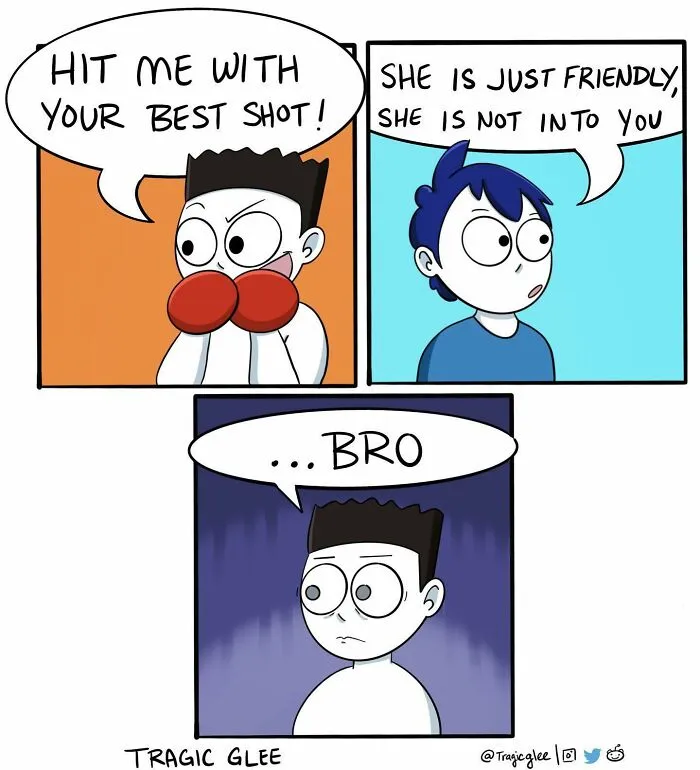 30 Tragic Situations Twisted Into Hilarious Comics By This Artist