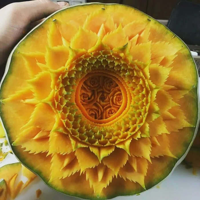 The Art Of Food Carving: 32 Mesmerizing Designs By World Champion Daniele Barresi (New Pics)