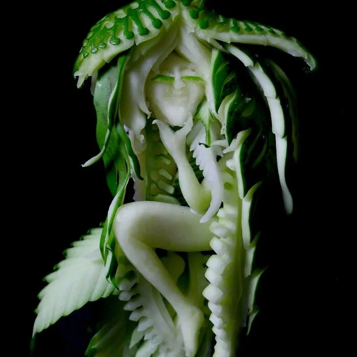 The Art Of Food Carving: 32 Mesmerizing Designs By World Champion Daniele Barresi (New Pics)
