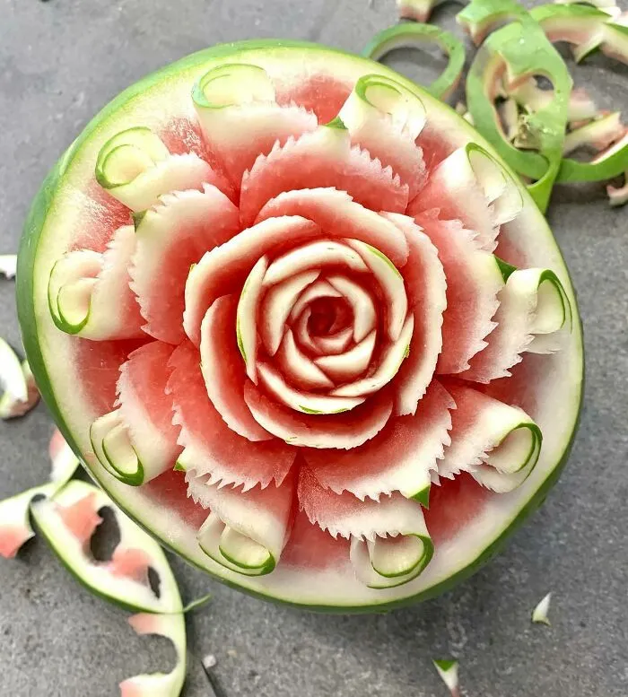 The Art Of Food Carving: 32 Mesmerizing Designs By World Champion Daniele Barresi (New Pics)