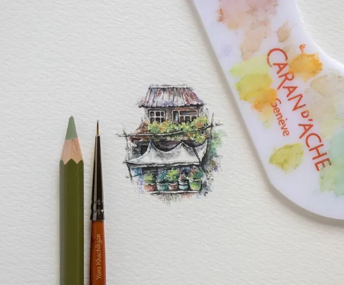 I Painted A Series Of Miniature Paintings