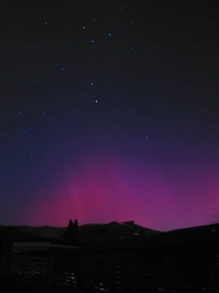 Aurora And The Southern Cross, Blenheim New Zealand