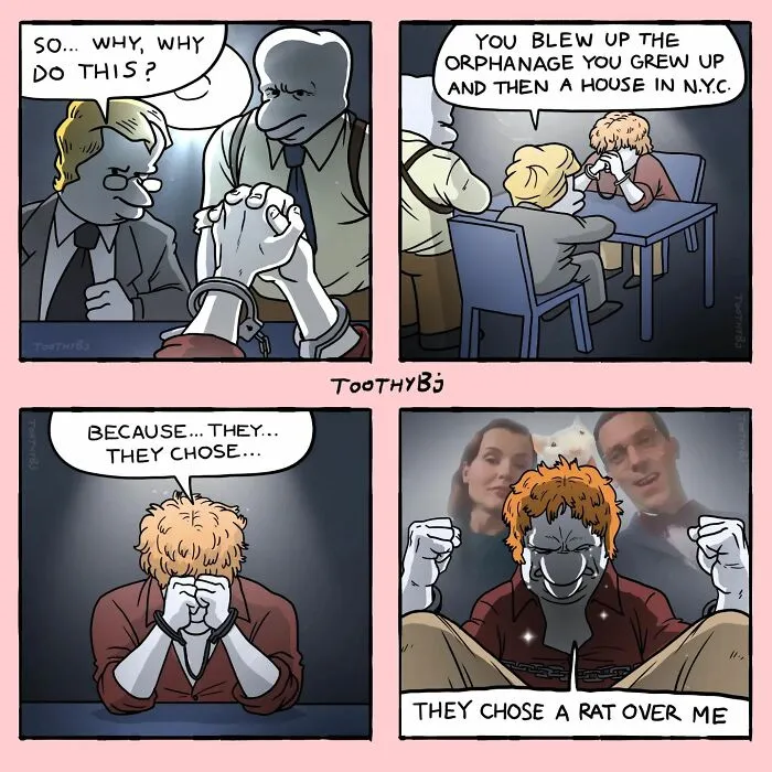 If You Have A Dark Sense Of Humor, You Will Probably Enjoy These Comics By ToothyBj (17 New Pics)