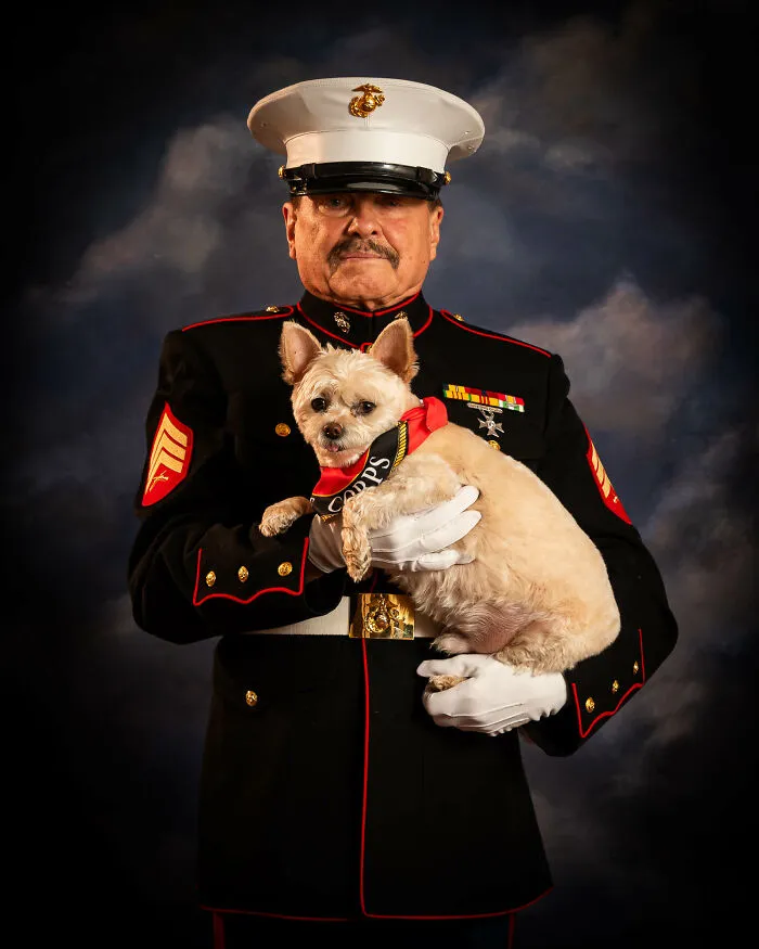 I'm Making A Coffee-Table Book To Support Veterans With PTSD-Trained Service Dogs (27 Pics)
