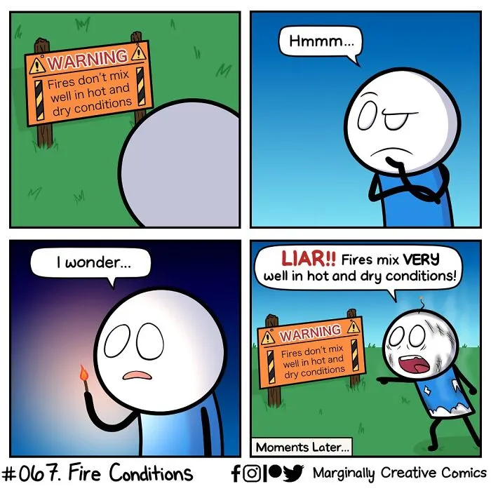 30 Laugh-Out-Loud Comics With Quirky Twists By This Cartoonist