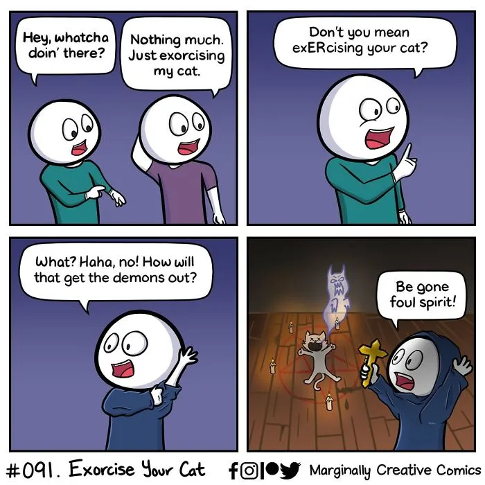 30 Laugh-Out-Loud Comics With Quirky Twists By This Cartoonist
