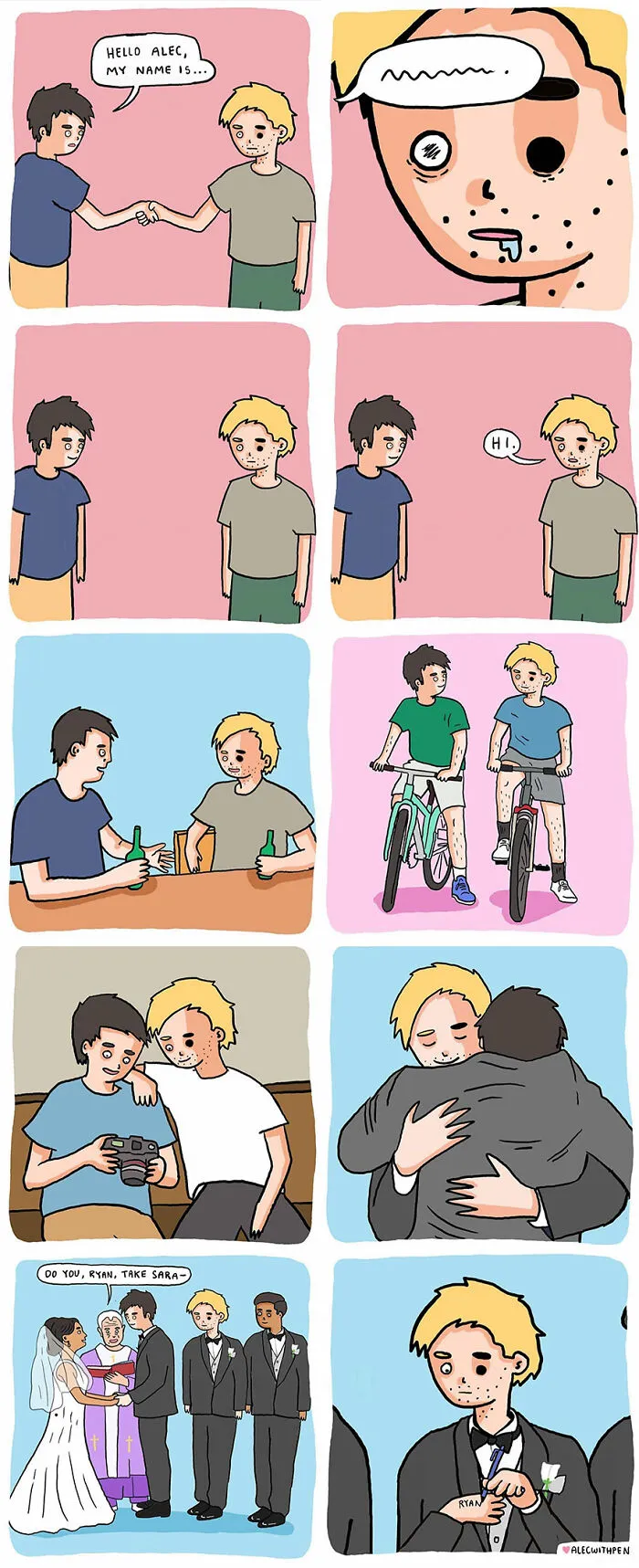 18 Comics Showcasing The Humor In Mental Health Struggles By Alec With Pen