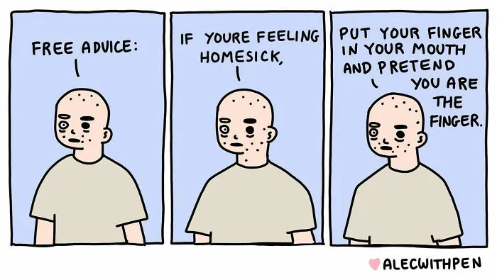 18 Comics Showcasing The Humor In Mental Health Struggles By Alec With Pen