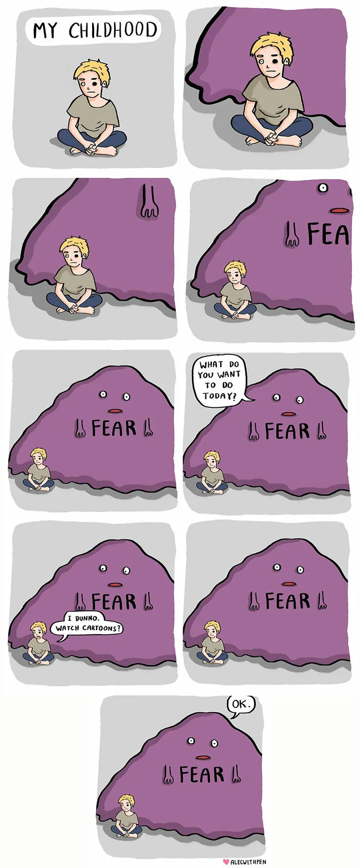 18 Comics Showcasing The Humor In Mental Health Struggles By Alec With Pen