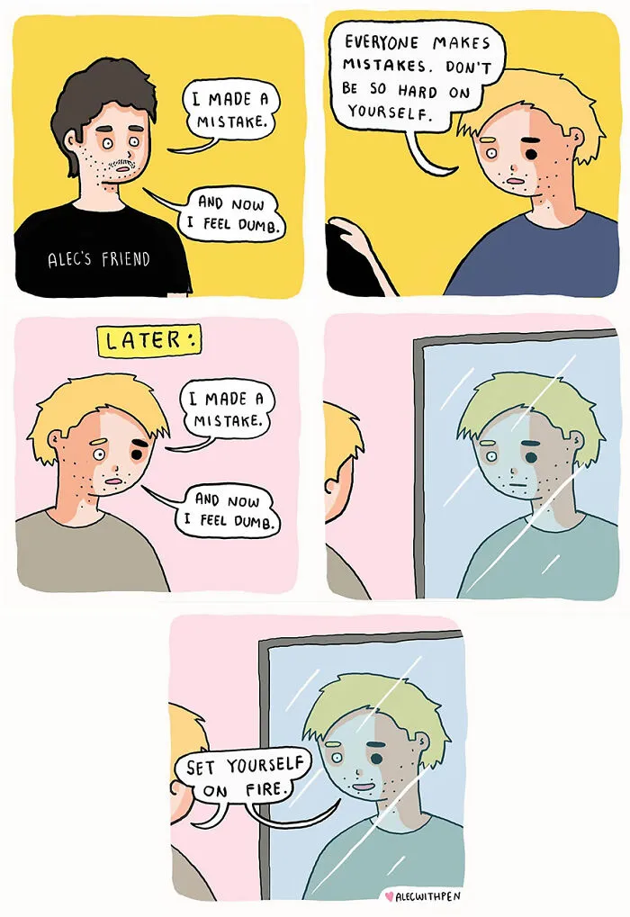 18 Comics Showcasing The Humor In Mental Health Struggles By Alec With Pen