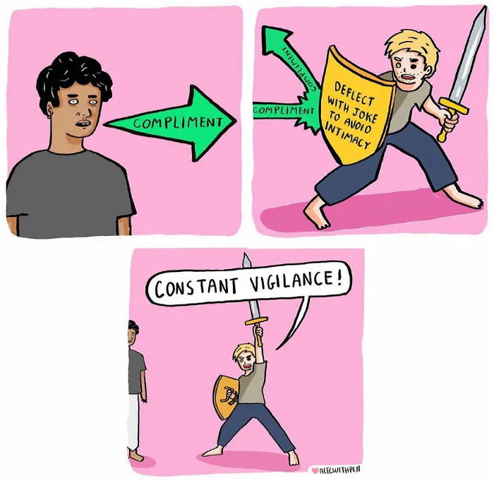 18 Comics Showcasing The Humor In Mental Health Struggles By Alec With Pen