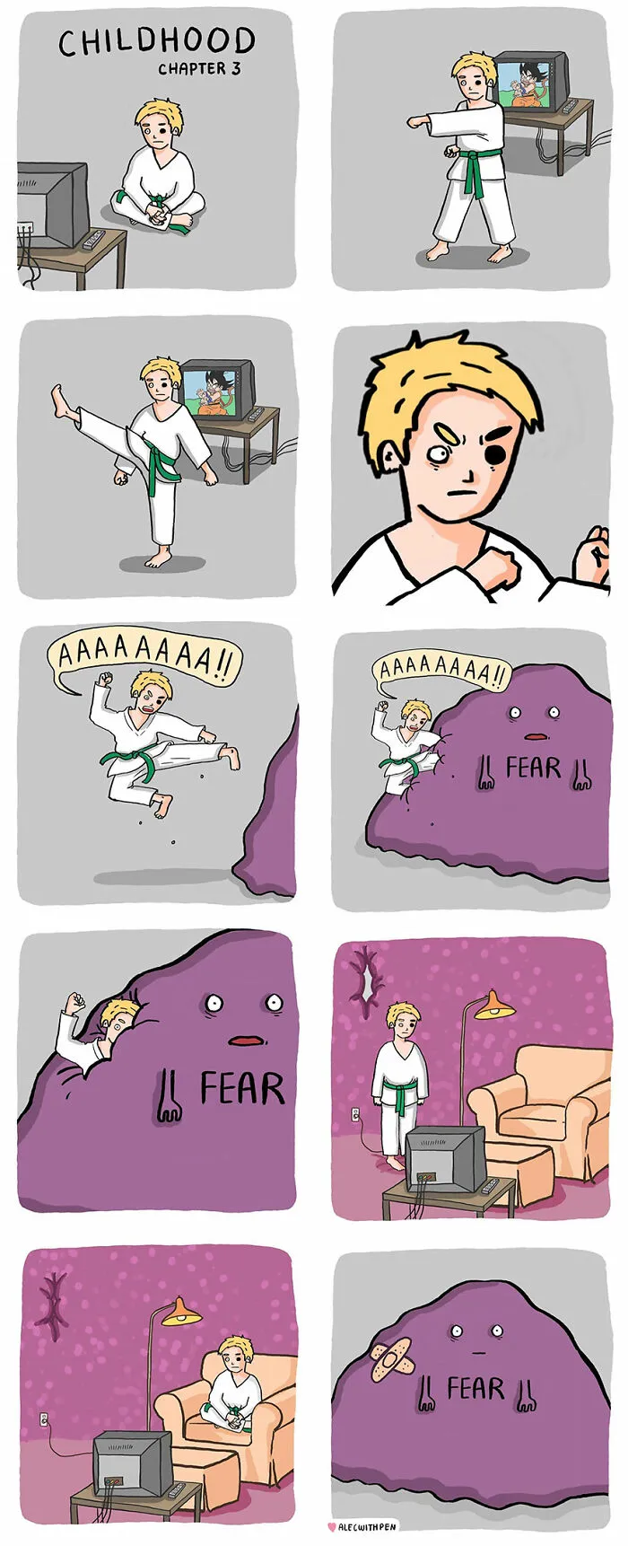 18 Comics Showcasing The Humor In Mental Health Struggles By Alec With Pen