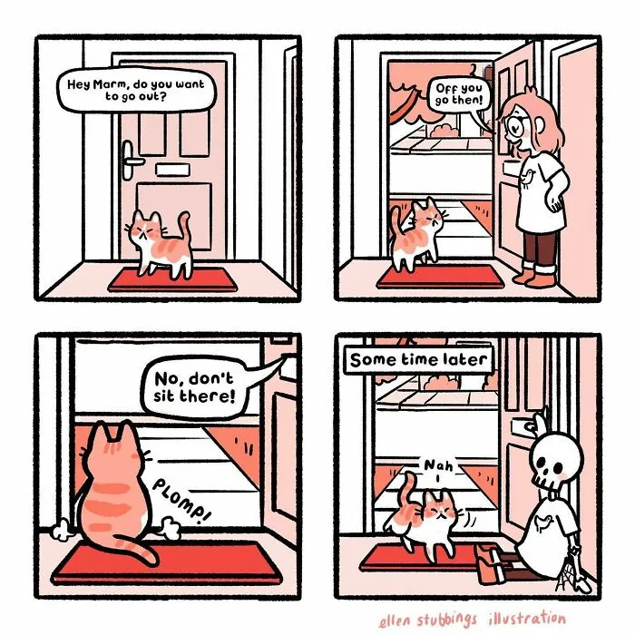 Life With Cats: 28 Cozy Comics Illustrated By This Artist