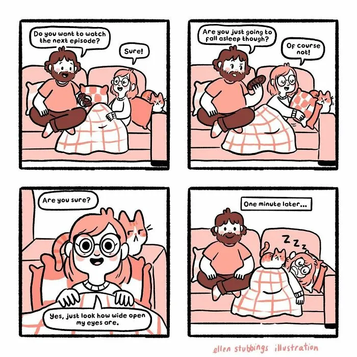 Life With Cats: 28 Cozy Comics Illustrated By This Artist