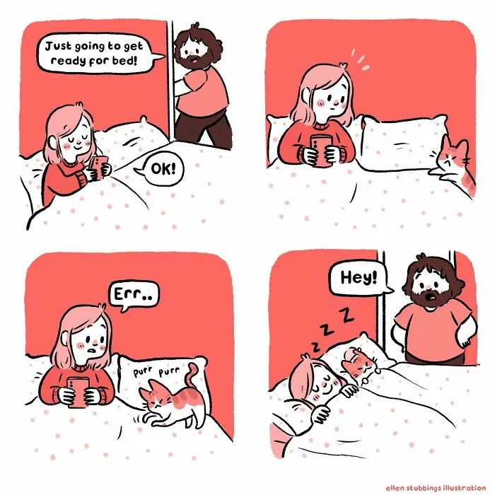 Life With Cats: 28 Cozy Comics Illustrated By This Artist