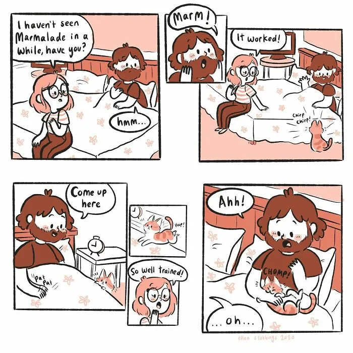 Life With Cats: 28 Cozy Comics Illustrated By This Artist